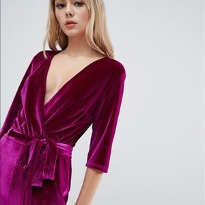 Parisian velvet jumpsuit